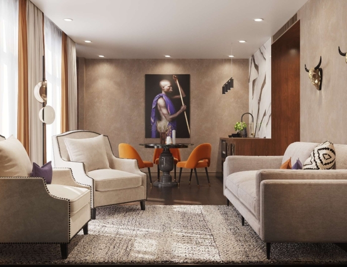 2-местное 4-комн. президентские апартаменты "Африка" - Санаторий «Плаза» Кисловодск